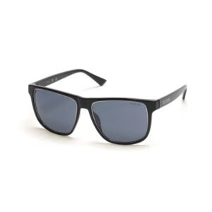 Men's Sunglass - Shiny Black/Smoke Mirror