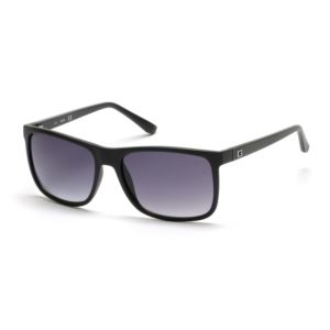 Mens matte black / gradient smoke Injected Sun Glasses