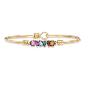 Mini Hudson Bangle Bracelet in Ombre Size 7.5