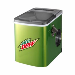 26 Lbs. Stainless Steel Ice Maker, Built In Bottle Opener, Green