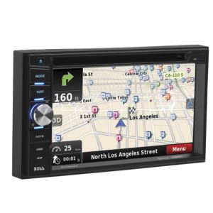 6.2" Touchscreen Double Din Bluetooth Mutlimedia Receiver w/ Navigation