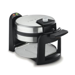 Round Flip Belgian Waffle Maker