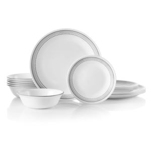 Mystic Gray 18pc Dinnerware Set