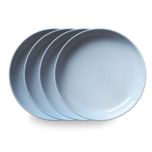 Stoneware 8.45" Meal Bowl Set - Set of 4 Nordic Blue