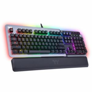 THERMALTAKE Argent K5 RGB Gaming Keyboard Cherry MX Speed Silver