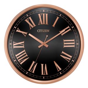 Gallery Circular Rose Gold-Tone Wall Clock