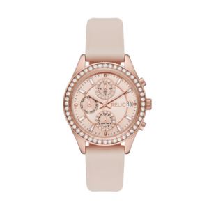 Relic By Fossil by Fossil Women's Camila Quartz Metal and Silicone Sport Watch
