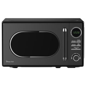 0.7 Cu. Ft. 700 Watt Retro Style Microwave Oven - Black