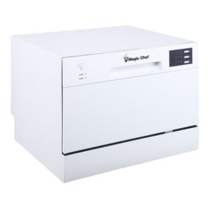 6 Place Setting Countertop Dishwasher - White