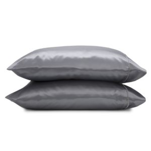 Elegance Satin Silver Pillowcases Size Standard