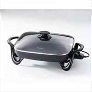 16" Electric Skillet w/glass cover
