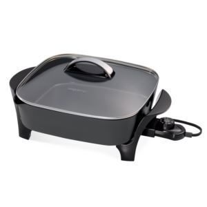 12-inch Electric Skillet with glass cover