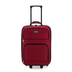 Elite Meander 18" Rolling Carry On"," Red