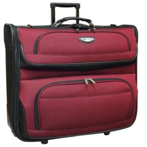 Amsterdam Business Rolling Garment Bag," Red