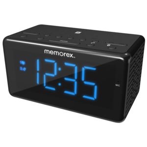 Bluetooth Alarm Clock Radio with USB port