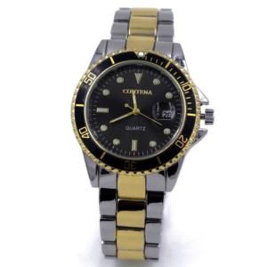 Men's Two-Tone Date Quartz Watch