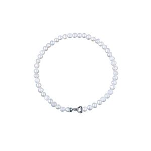 19-1/2" White Baroque Nugget Pearl Necklace