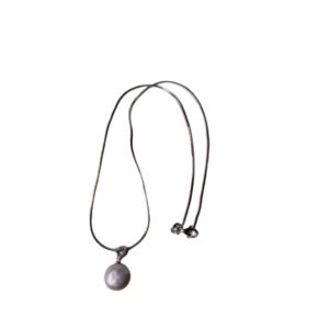 Coin Pearl Heart Necklace