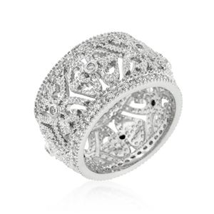Royal Filigree Eternity Ring- 