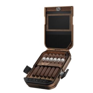 LifePod Cigar Humidor - Antique Brass