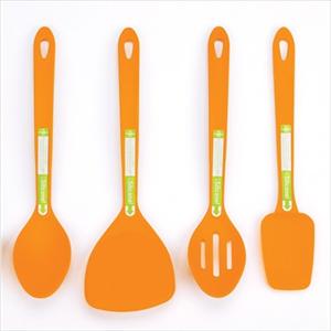 4-Pc Silicone Tool Set (Orange)