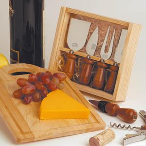 8-Pc Wine & Cheese Set