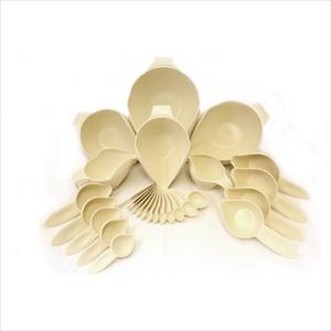 27PC BOWL & MEASURING SET (ALMOND CREAM)