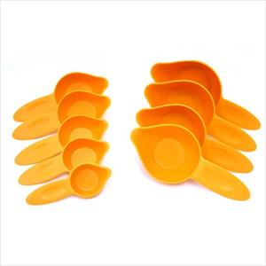 MEASURING CUP SET 9 PC (TANGERINE)