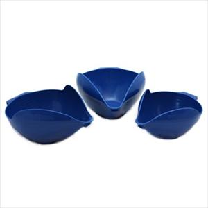 3PC BOWL SET, 6-8-12 CUP (BLUE WILLOW)