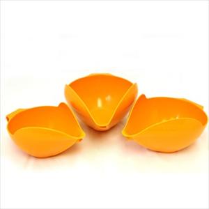 3PC BOWL SET, 6-8-12 CUP (TANGERINE)