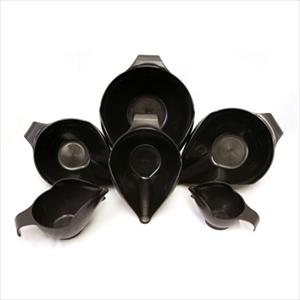 6PC BOWL SET, 1-2-4-6-8-12 CUP (CAVIAR)