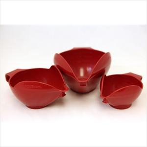 3PC BOWL SET, 6-8-12 CUP (EMPIRE RED)