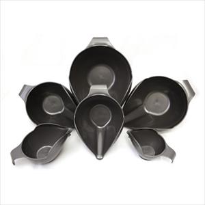 6PC BOWL SET, 1-2-4-6-8-12 CUP (DARK PEWTER)