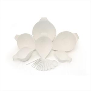 18PC BOWL & MEASURING SET (WHITE)