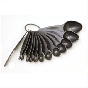 MEASURING SPOON SET 12 PC (DARK PEWTER)