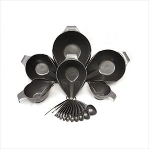 18PC BOWL & MEASURING SET (DARK PEWTER)