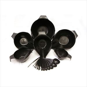 18PC BOWL & MEASURING SET (CAVIAR)