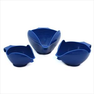 3PC BOWL SET, 1-2-4 CUP (BLUE WILLOW)