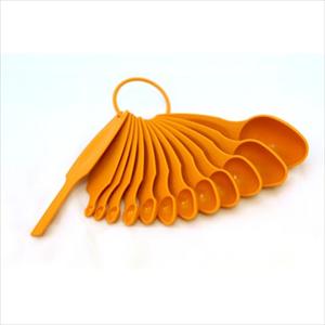 MEASURING SPOON SET 12 PC (TANGERINE)