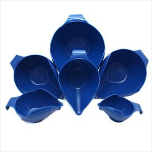 6PC BOWL SET, 1-2-4-6-8-12 CUP (BLUE WILLOW)