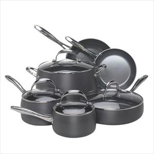 Hard Anodized, 10pc Cookware Set