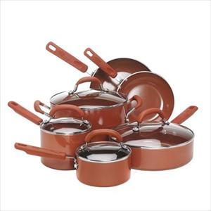 10pc Cookware Set (Terra Cotta)